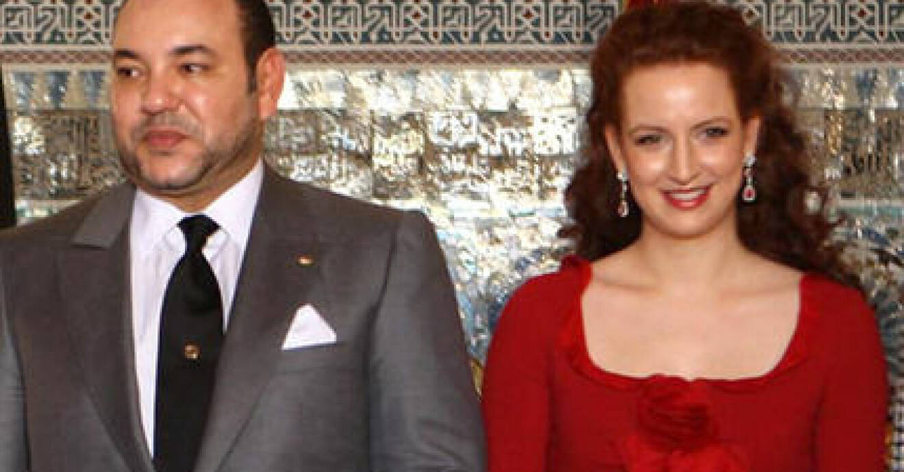Kung Mohammed och drottning Lalla Salma.
