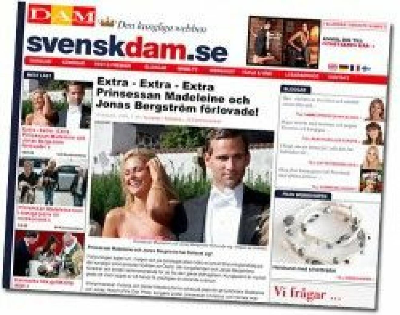 Svensk Damtidningen var först ut med nyheten.
