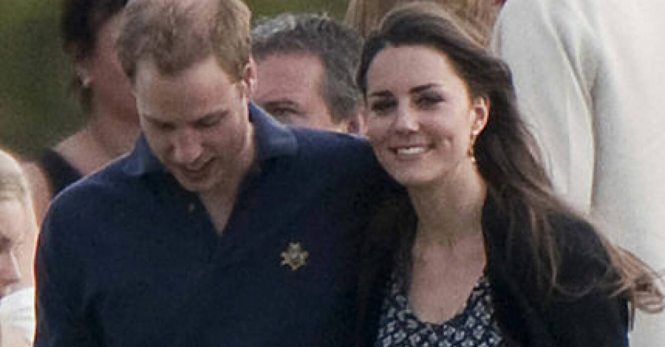Kate Middleton och prins William.