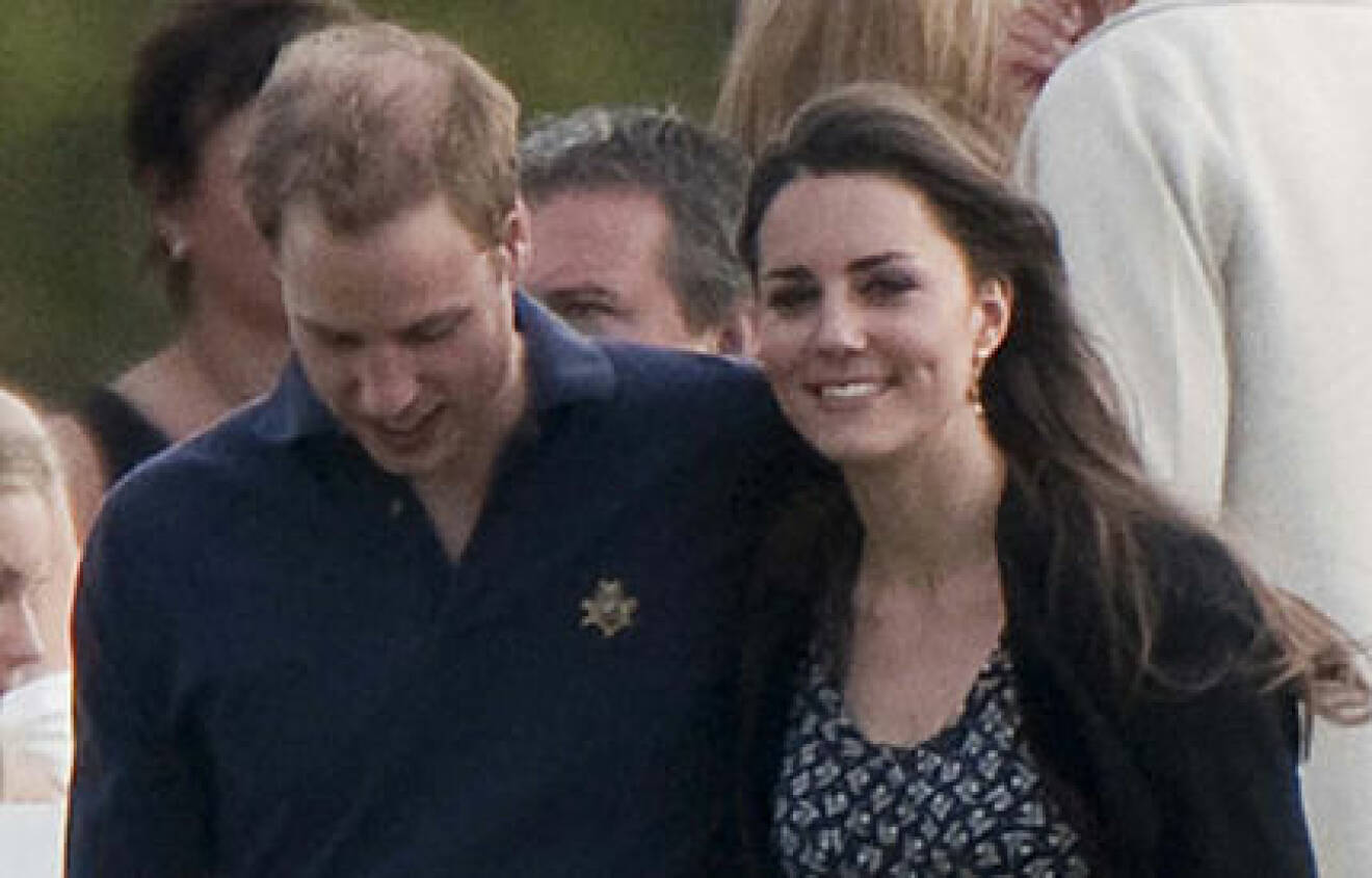 Kate Middleton och prins William.