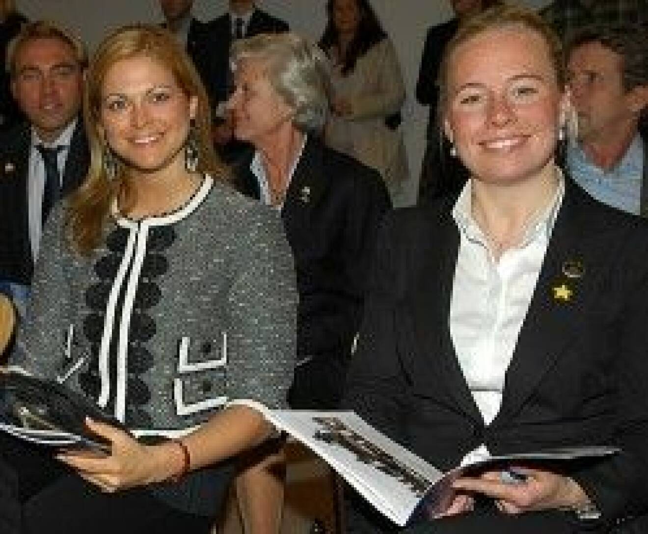Bästa vänner – prinsessan Madeleine och Charlotte Kreuger Cederlund.