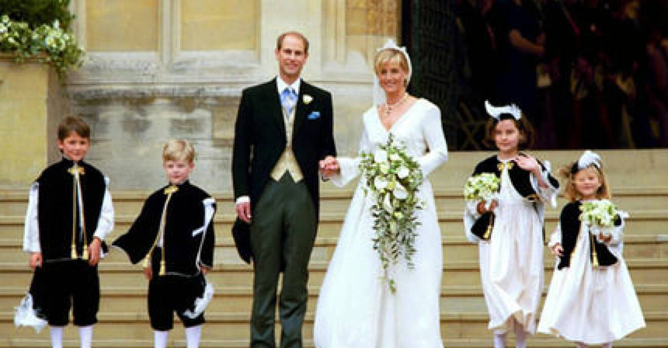Prins Edward och Sophie Rhys Jones bröllop.
