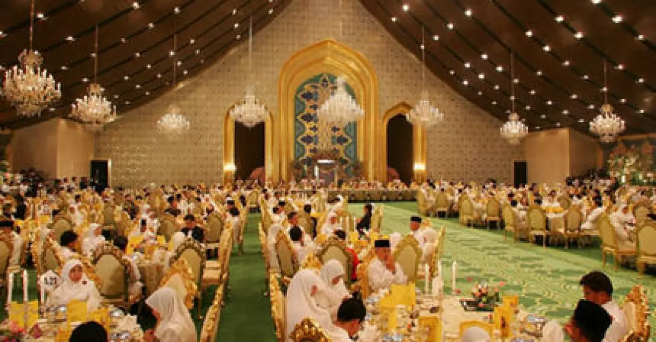 Kungligt bröllop i Brunei.