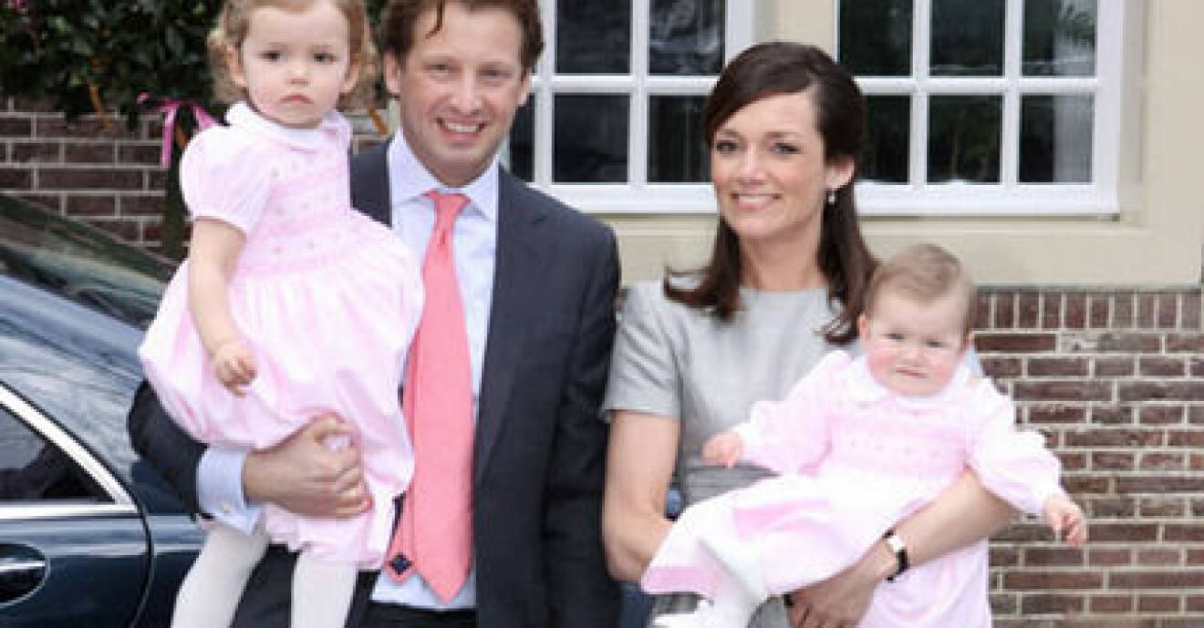 Prins Floris och prinsessan Aimee döpte sin yngsta dotter.