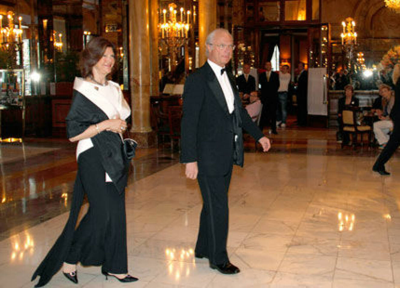 Kung Carl Gustaf och drottning Silvia i Monaco.