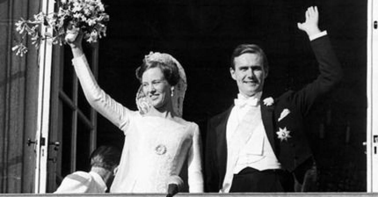 Drottning Margrethes bröllop med prins Henrik.