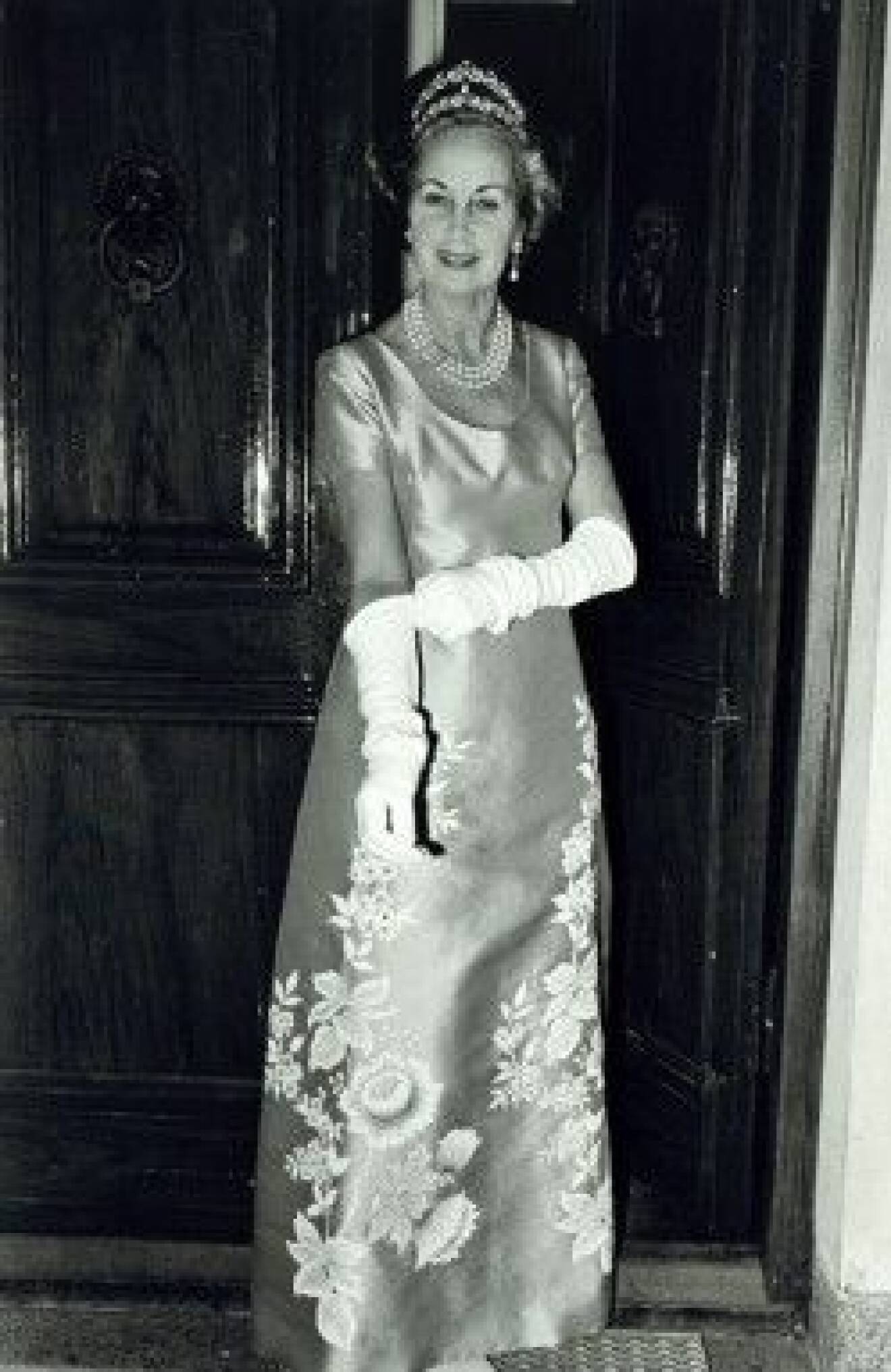 Lilian Craig på kung Gustav VI Adolfs 90-årsdag, 1972.