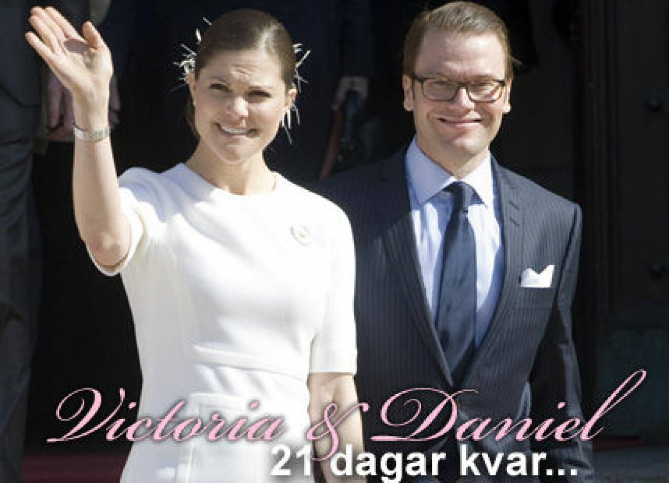 Kronprinsessan VIctoria och Daniel Westling