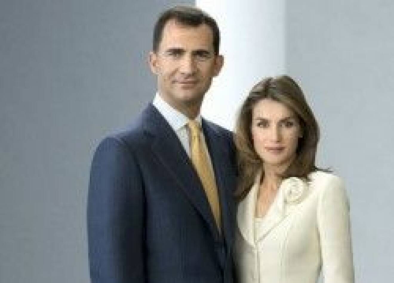 Kronprinsessan Letizia och kronprins Felipe.