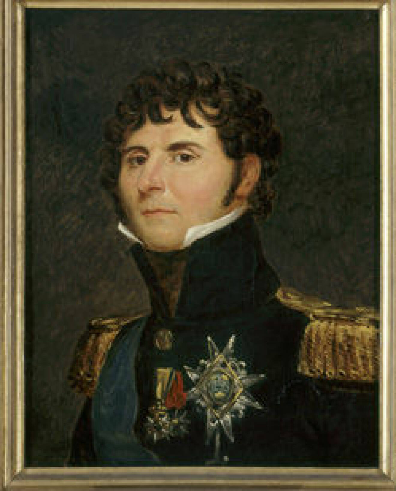 Porträtt av Jean Baptiste Bernadotte som kronprins Karl Johan. Av Francois Gerard, 1811.