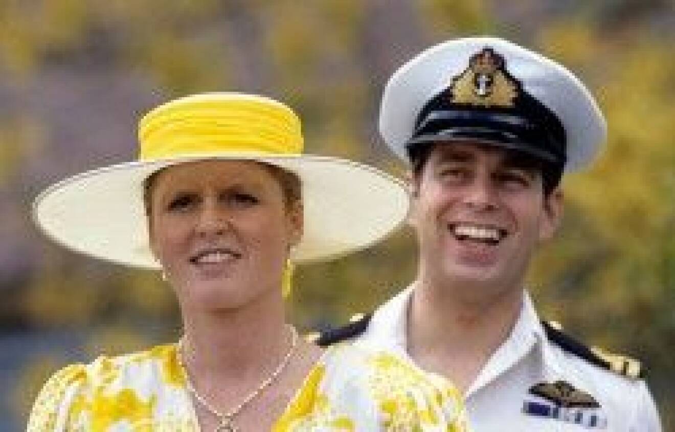 Prins Andrew och Fergie under bättre tider.