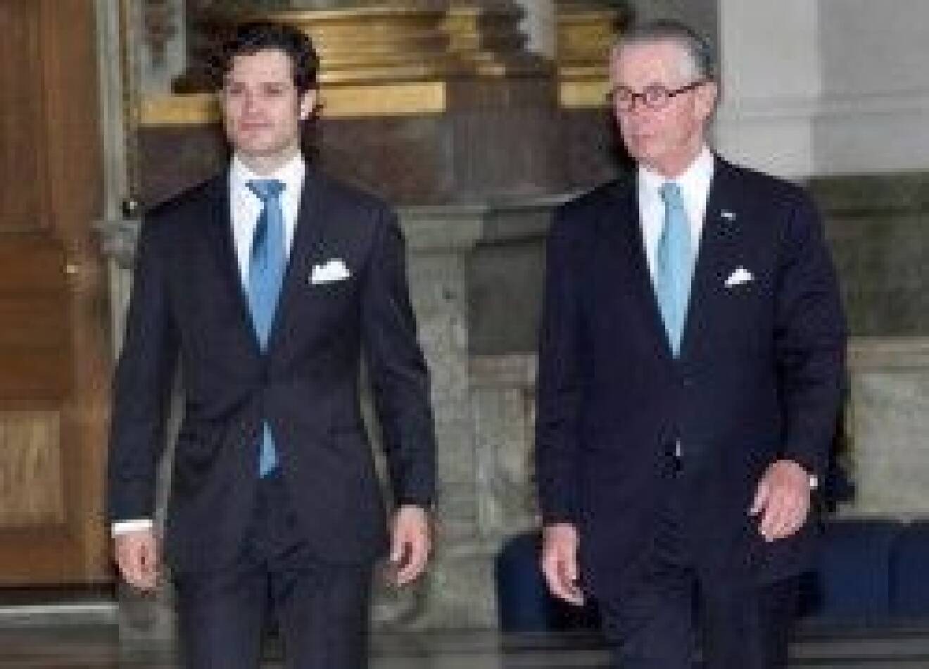 Prins Carl Philip kom med Tord Magnuson.