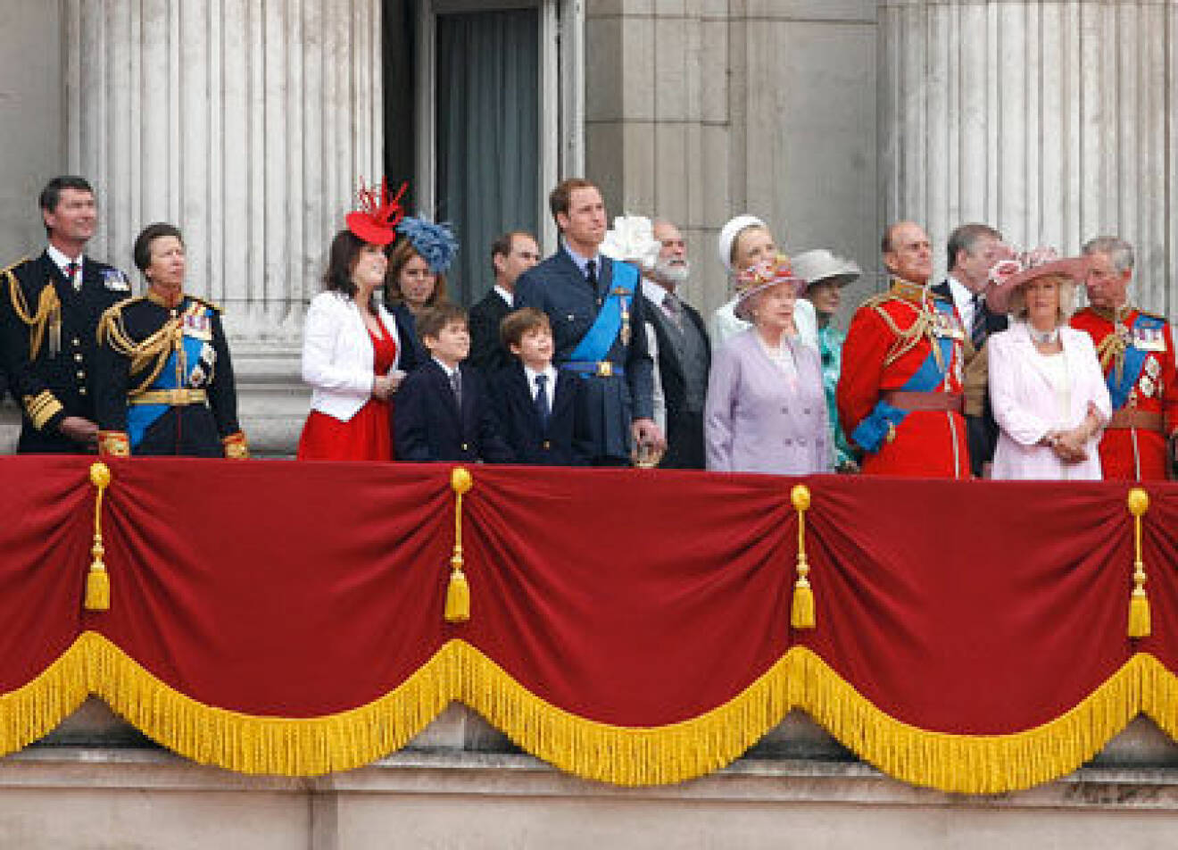 Drottning Elizabeth firades i helgen med en parad.