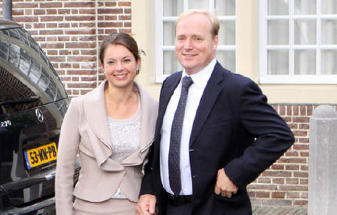 Prins Carlos av Bourbon-Parma och Annemarie Gualthérie van Weezel. 