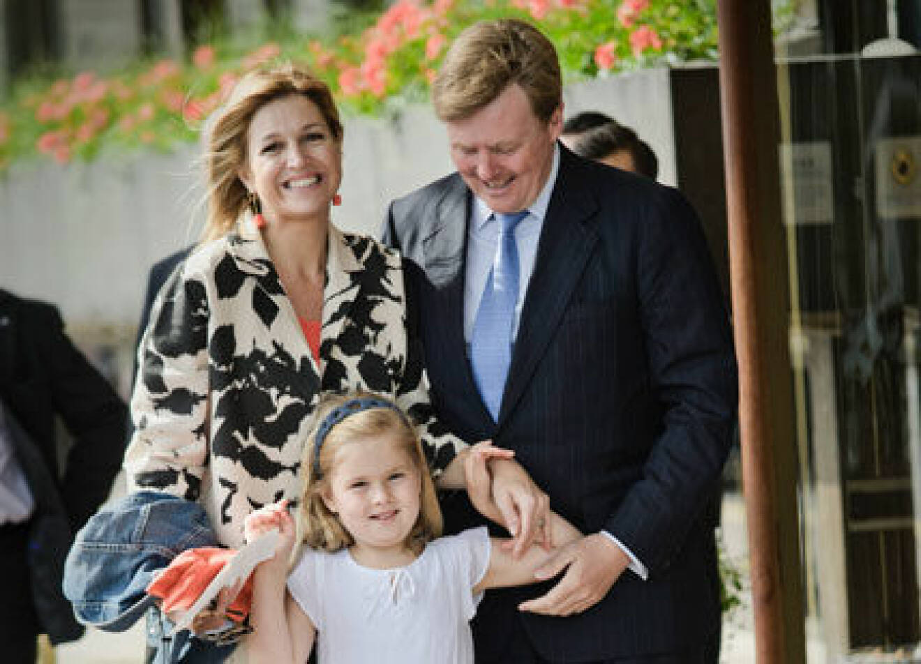 Kronprinsessan Máxima, kronprins Willem-Alexander.