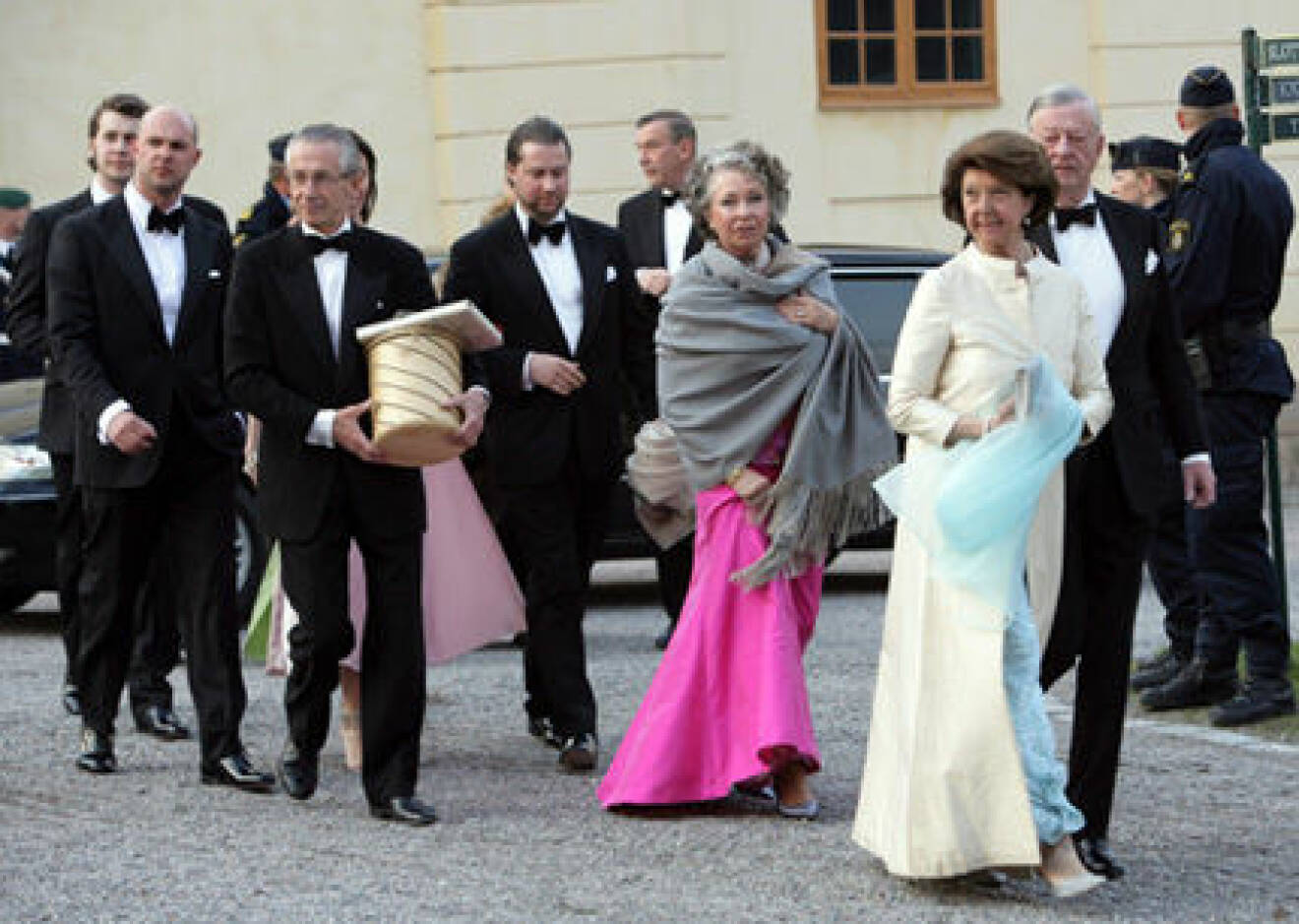 Prinsessan Christina med familjen och prinsessan Désirée.