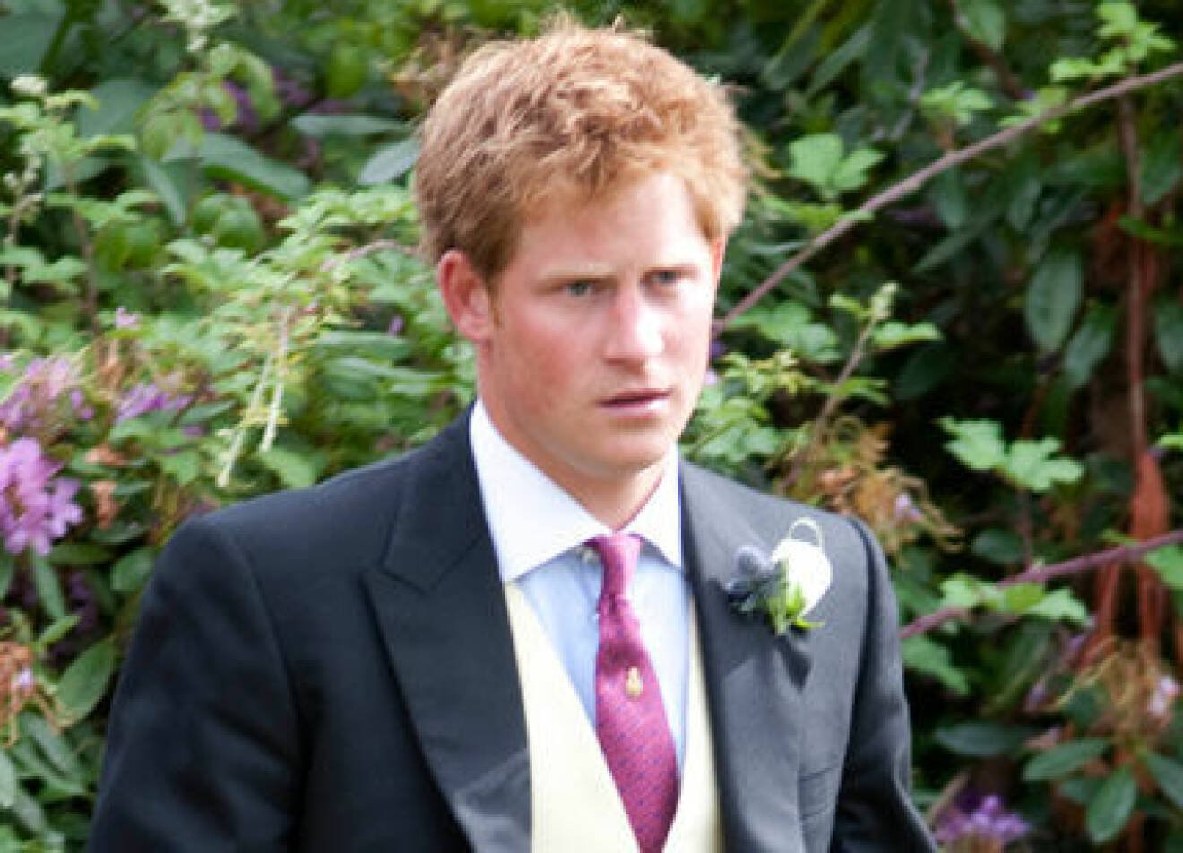 Prins Harry på bröllop.
