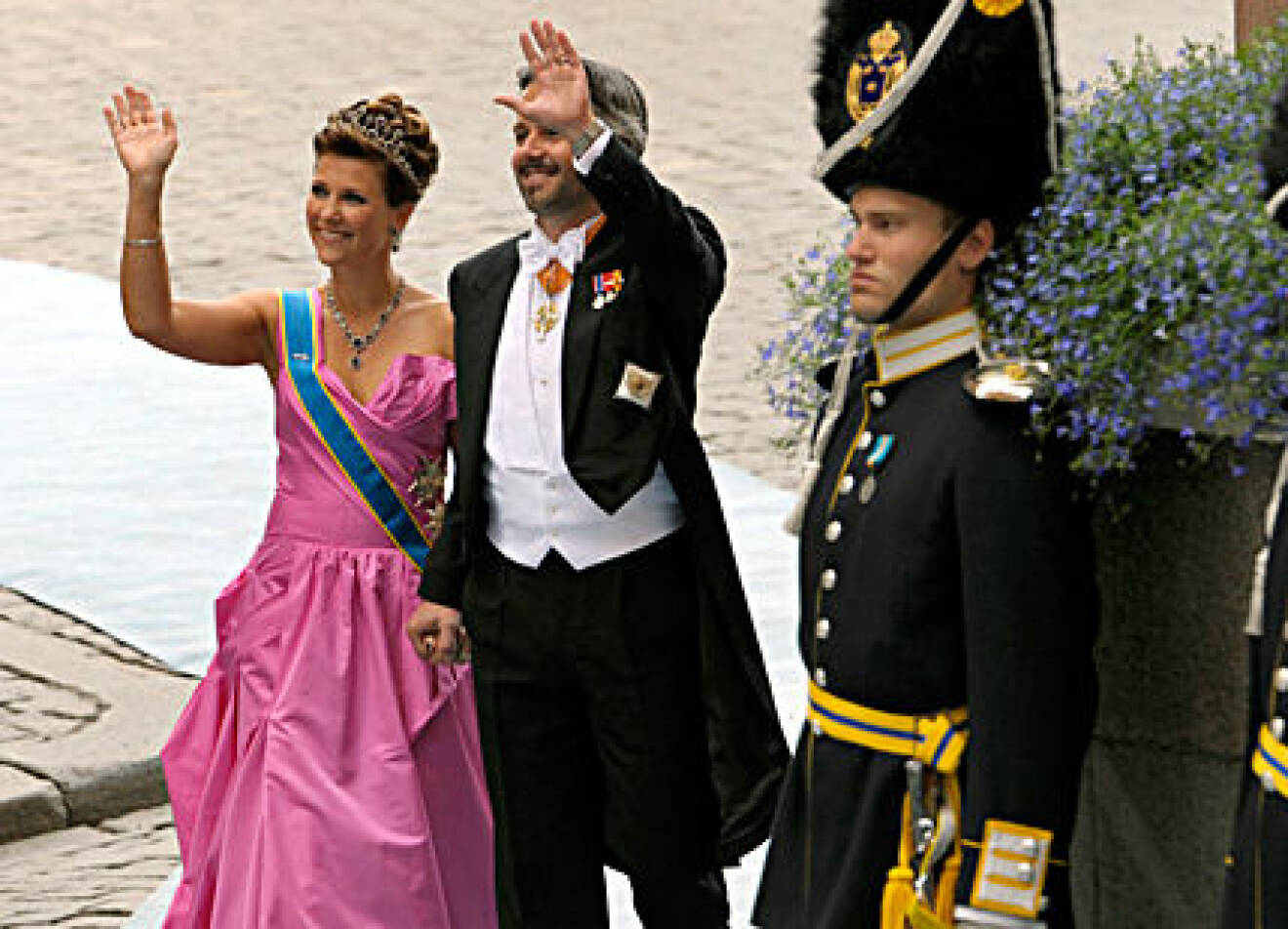 Prinsessan Märtha Louise med maken Ari Behn.