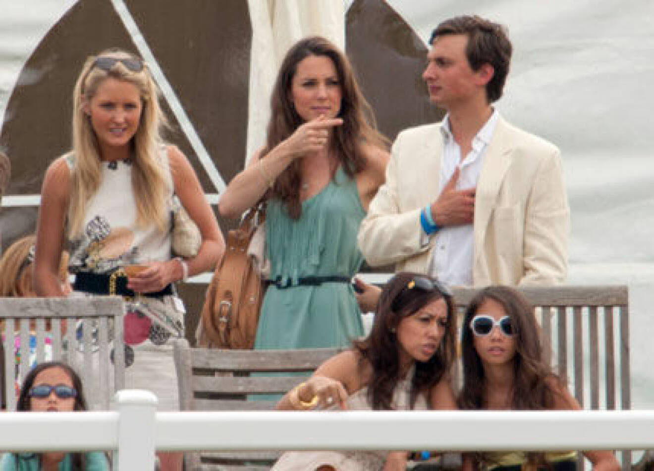 Kate Middleton tittade på när prins William spelade hästpolo.