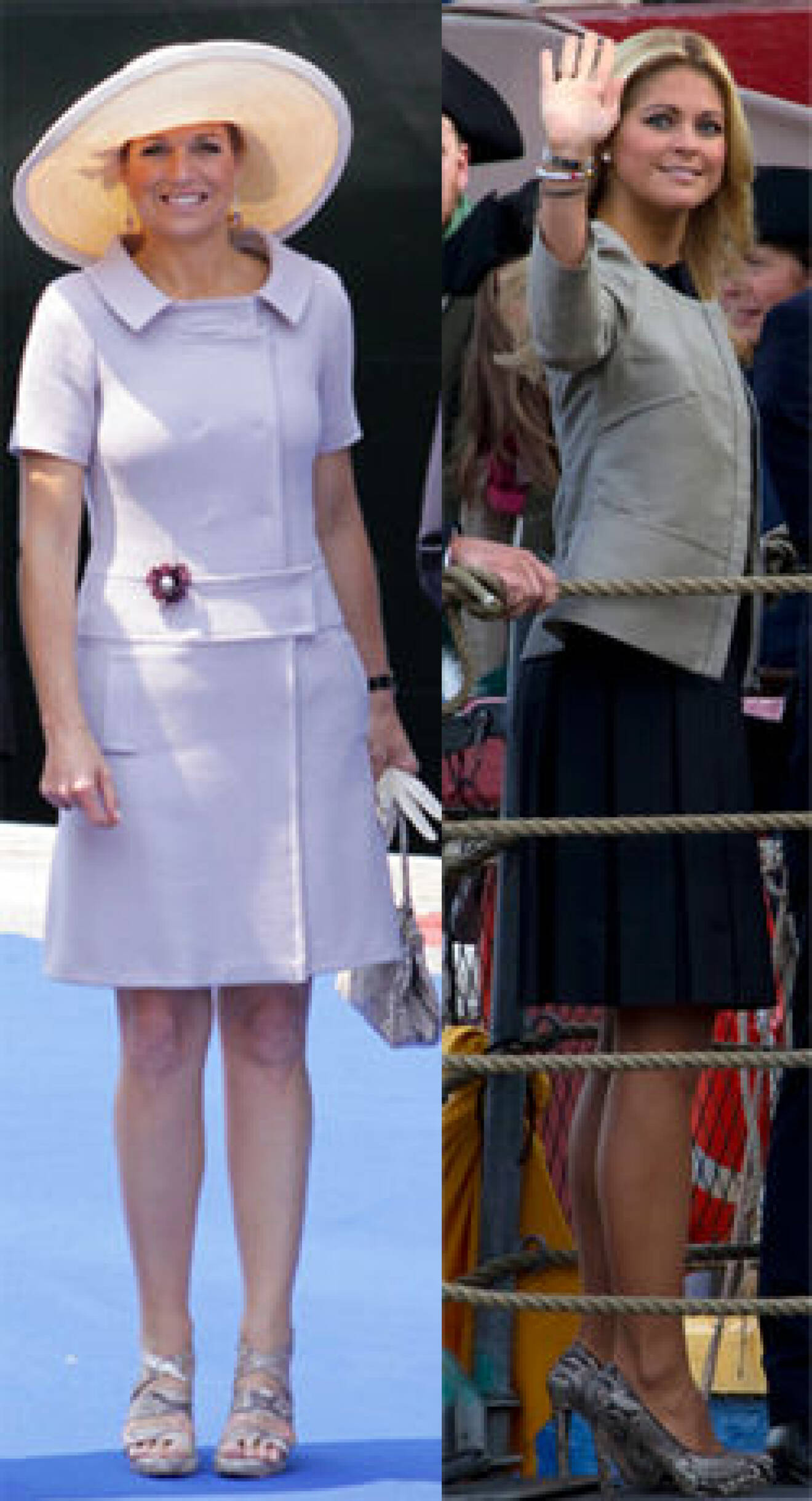 Kronprinsessan Máxima och prinsessan Madeleine.