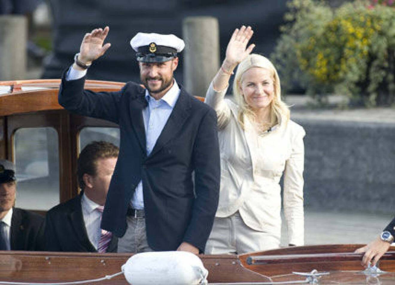 Kronprins Haakon och hans Mette-Marit.