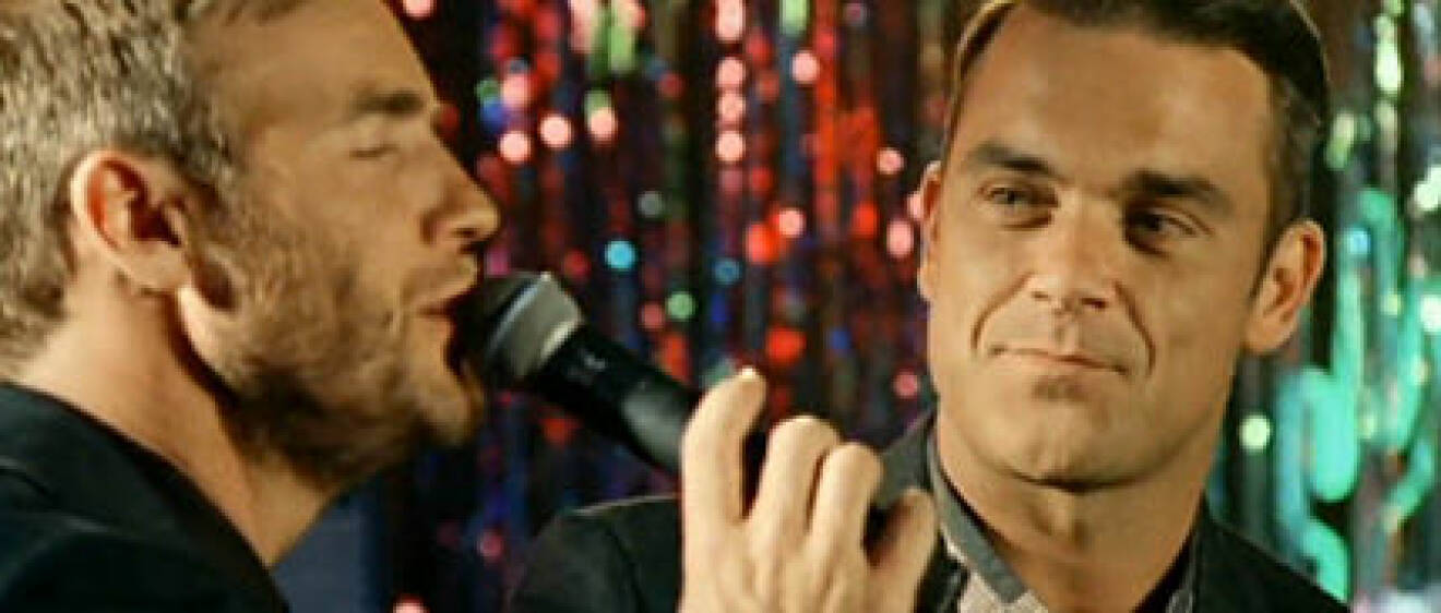 Gary Barlow och Robbie Williams.