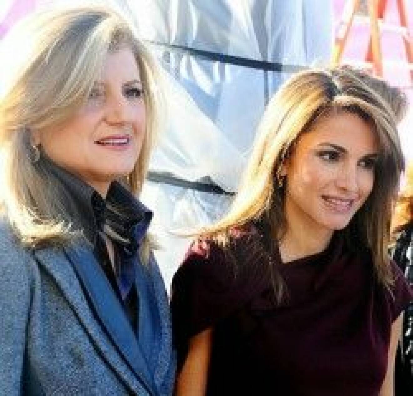 Arianna Huffington och drottning Rania.