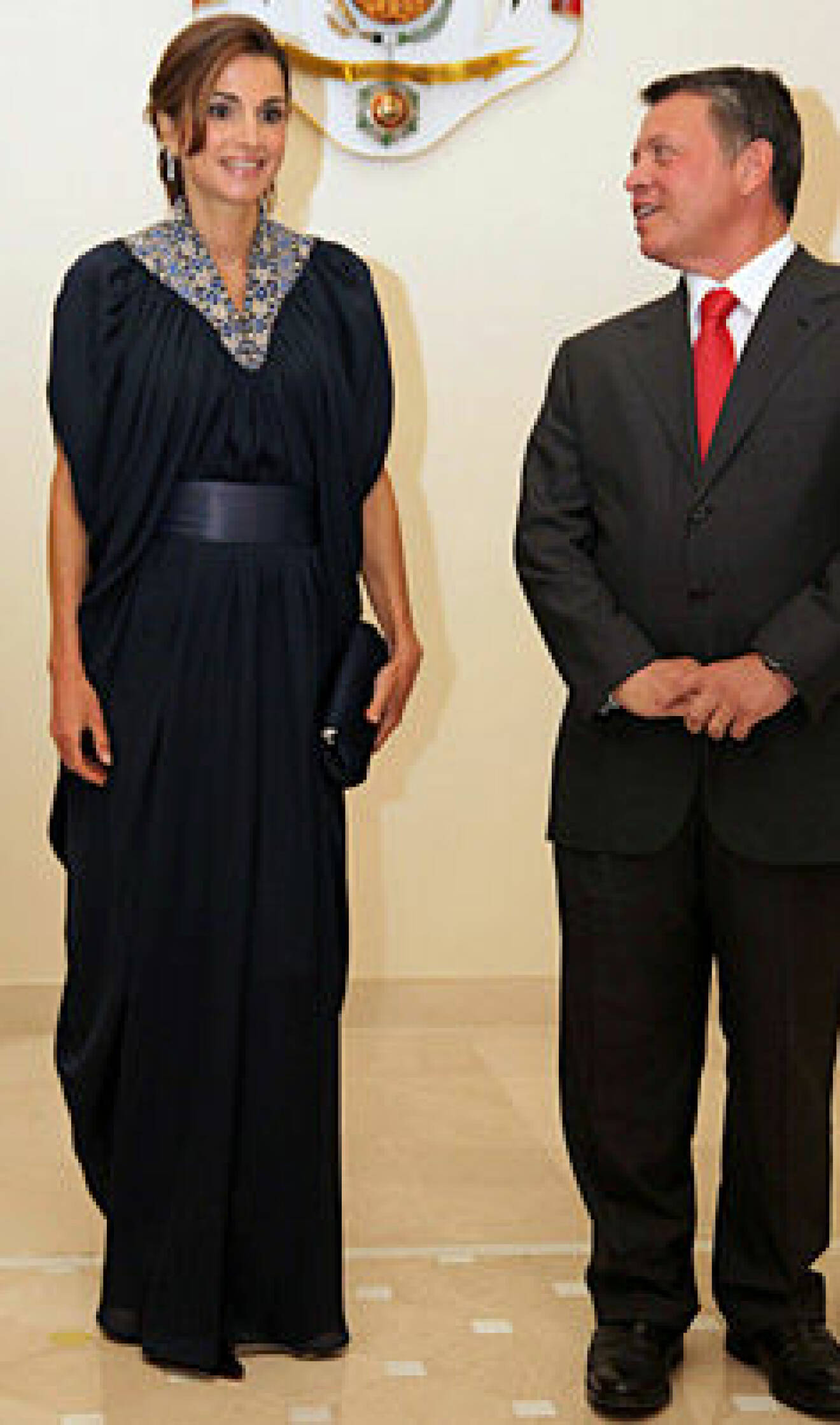 Drottning Rania och kung Abdullah.