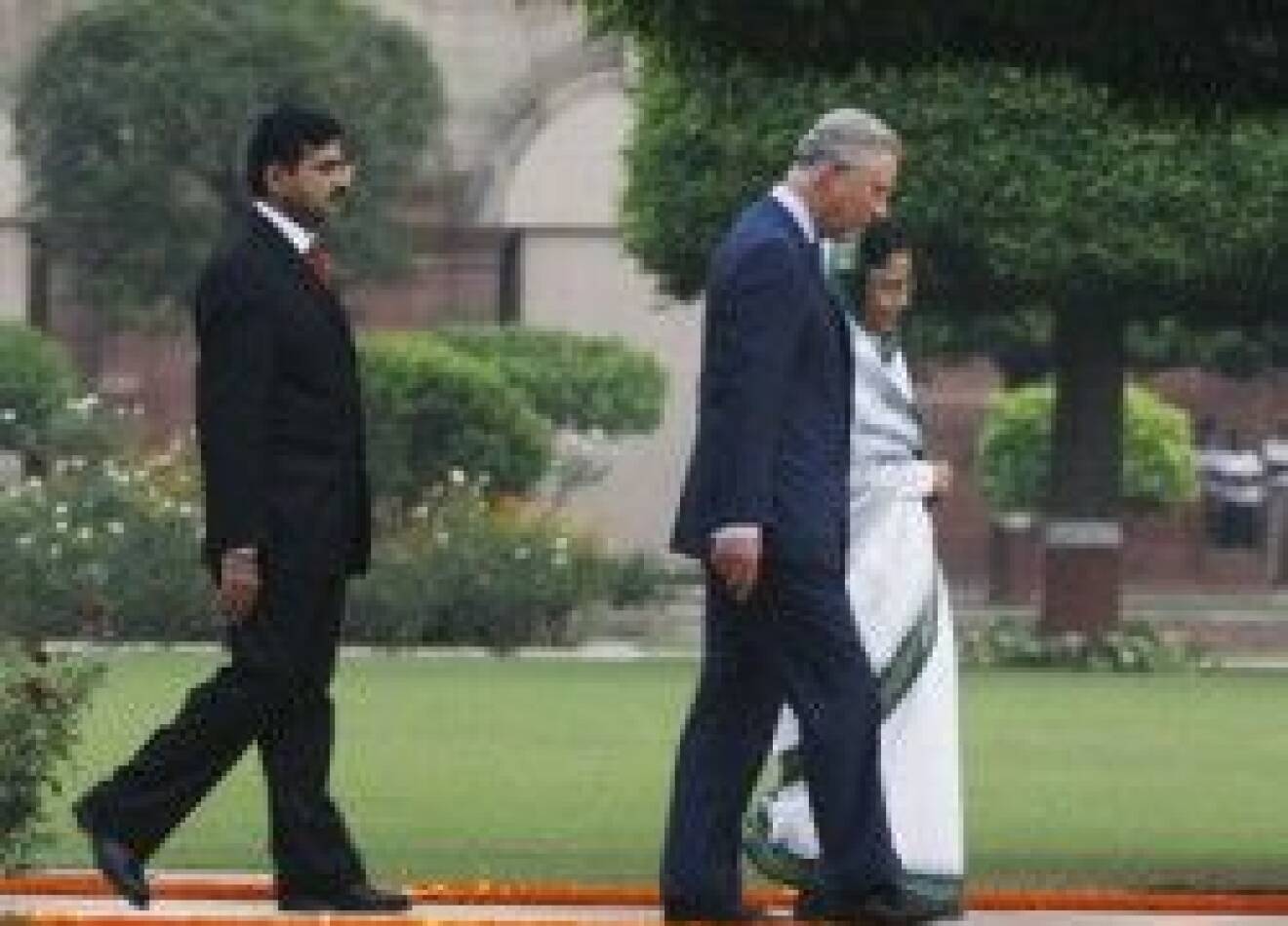 Prins Charles är i Indien.