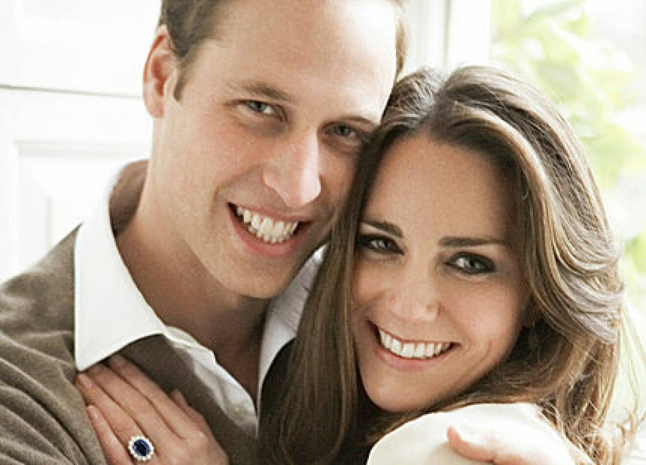 Lyckliga paret prins William och Kate