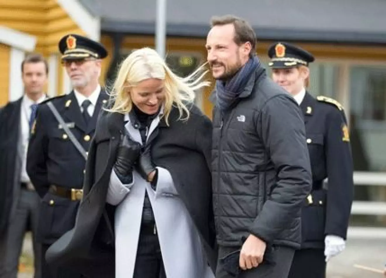 Mette Marit och kronprins Haakon.