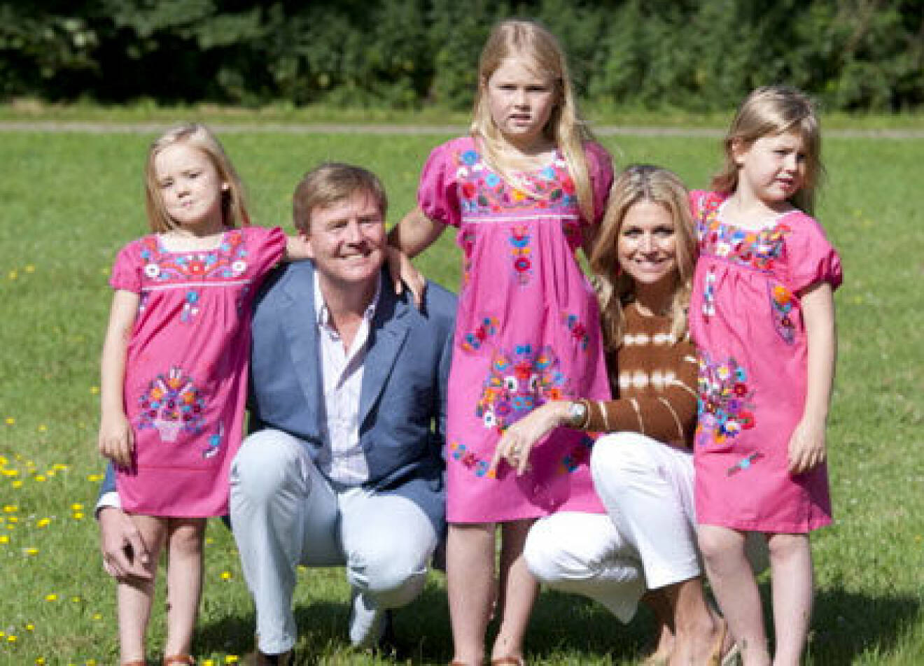 Maxima och Willem Alexander är lyckliga föräldrar till de tre söta döttrarna Amalia, Alexia och Ariane.