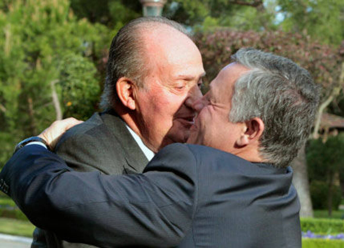 Kung Juan Carlos träffade kung Abdullah II av Jordanien