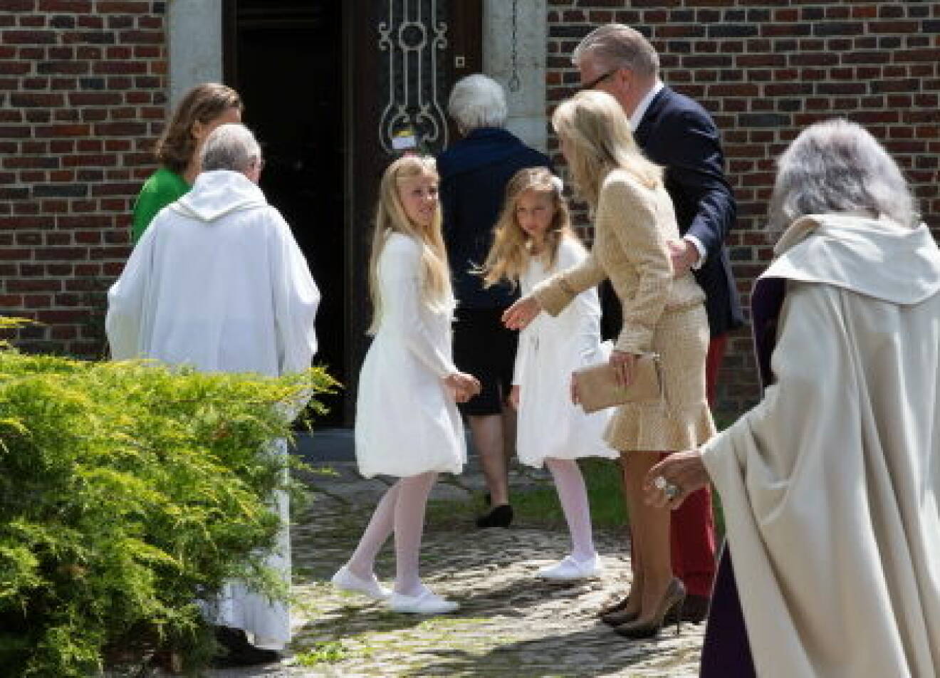 First communion of twin princes Nicolas and Aymeric of Belgium