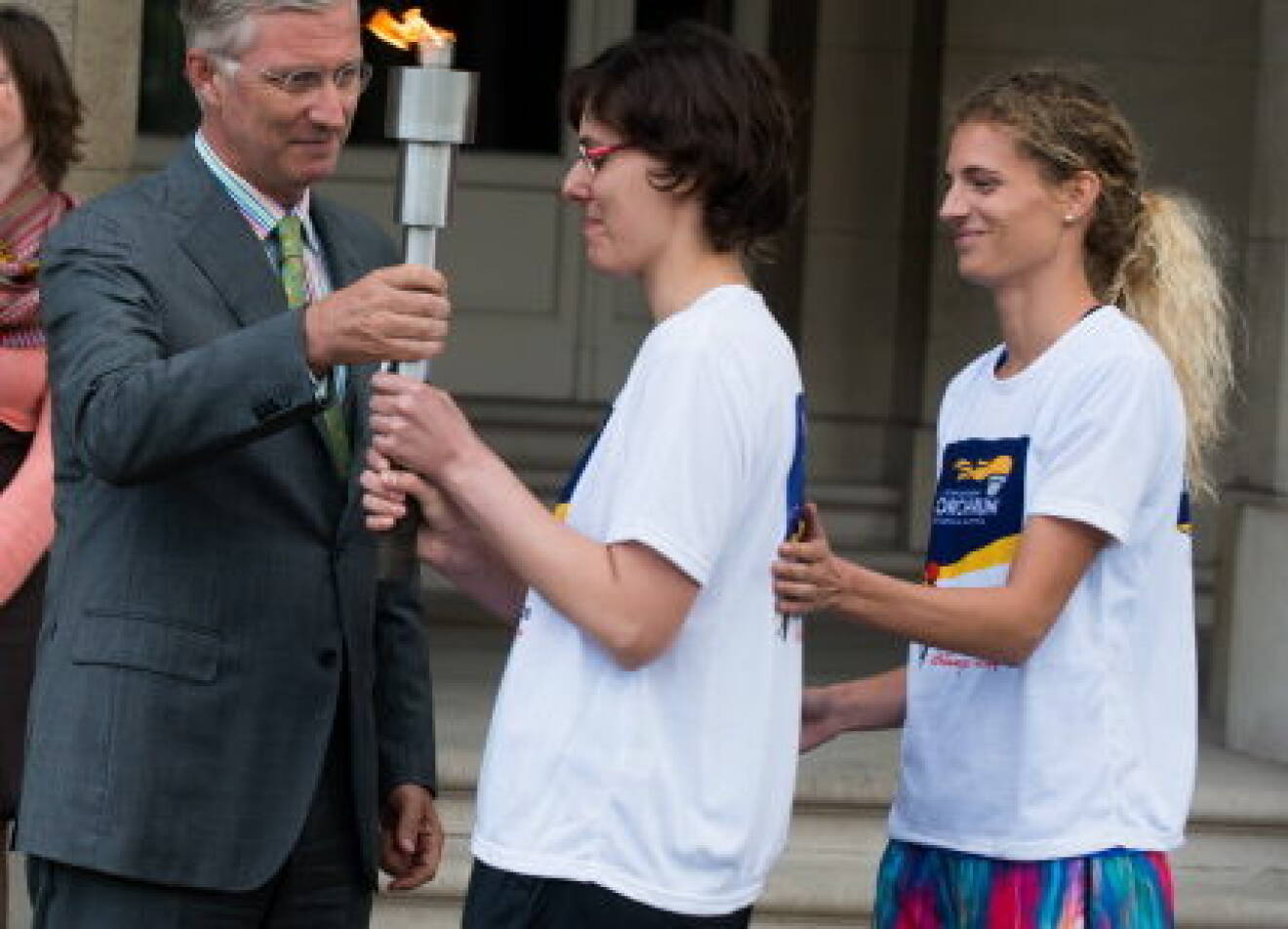 Flame of Hope for the Special Olympics European Summer Games