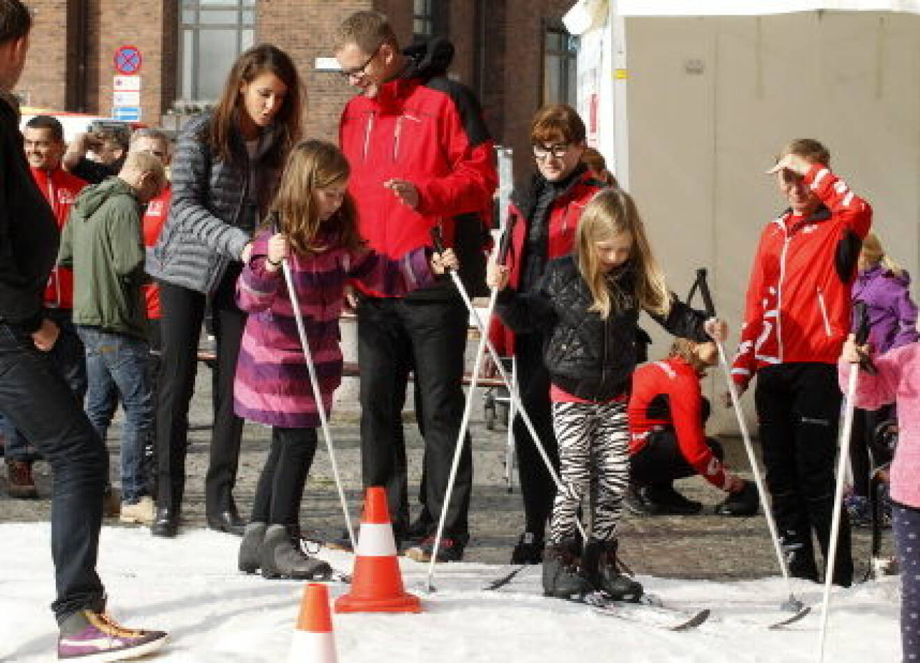 HRH Princess Marie opens the ski season in Danish city Aarhus