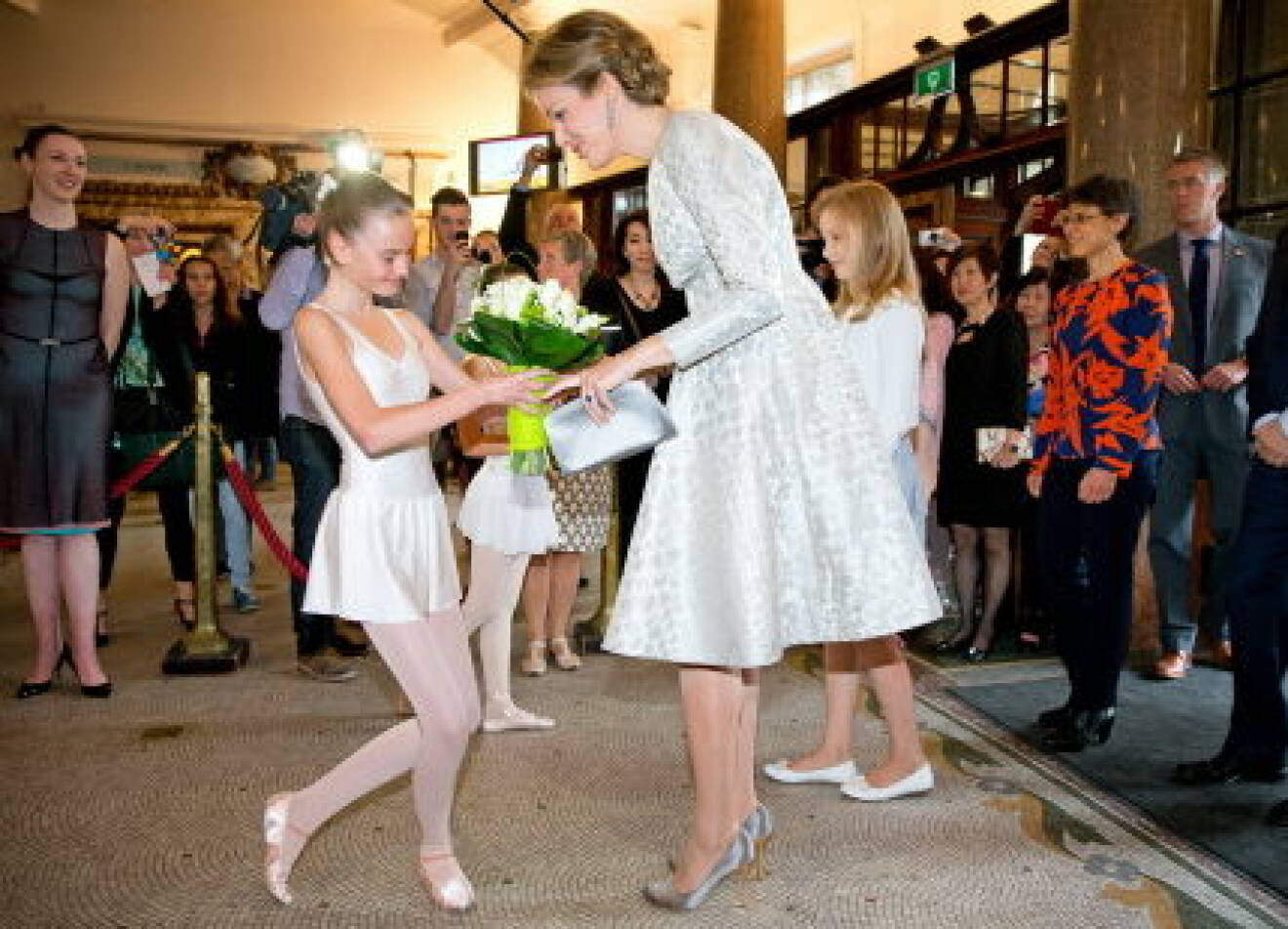 Queen Mathilde and Princess Elisabeth at Genee International Ballet Competition