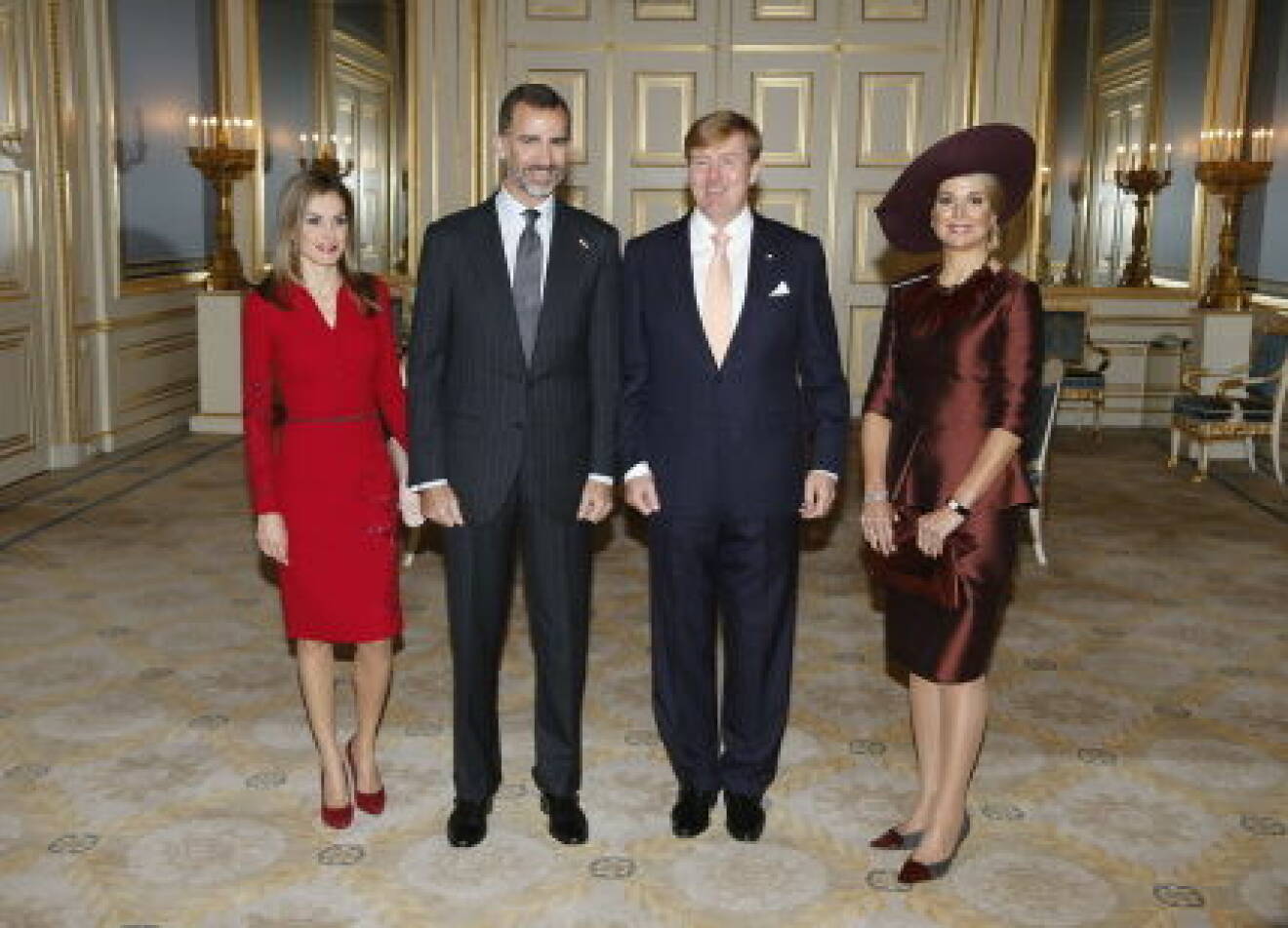 King Felipe VI and Queen Letizia received by Dutch King Willem Alexander and Queen Maxima