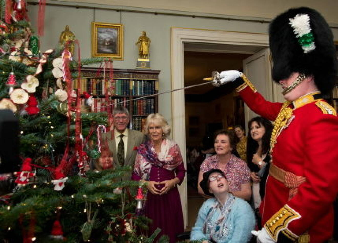 Christmas lunch at Clarence House