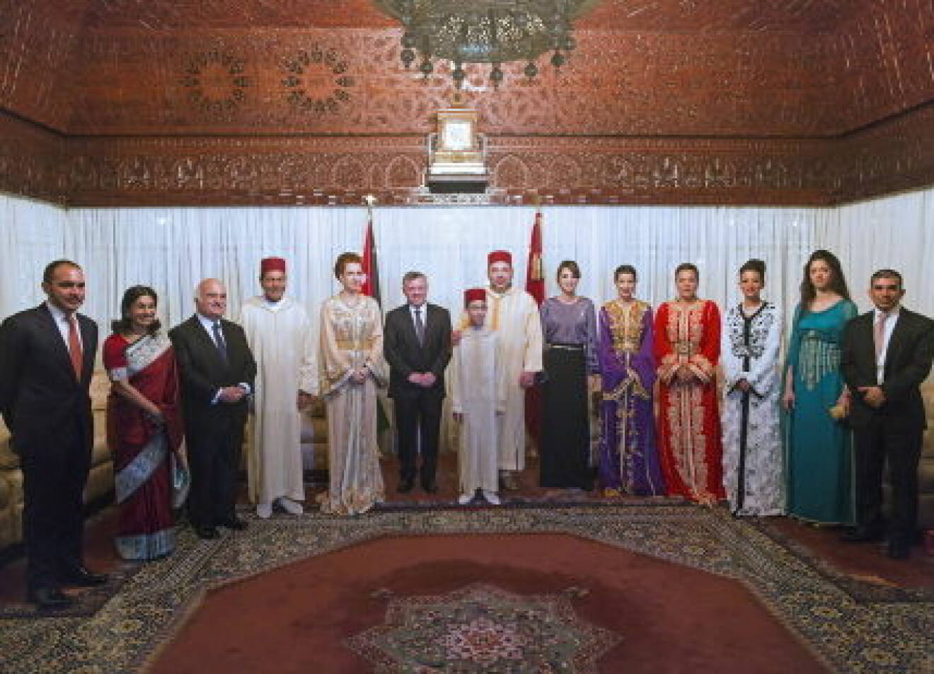 Queen Rania & King King Abdullah II Visit Morocco