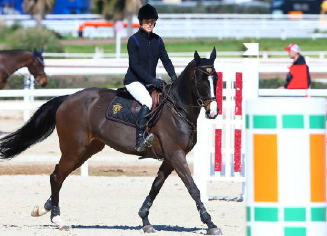 Charlotte Casiraghi competes at GPA Jump Festival