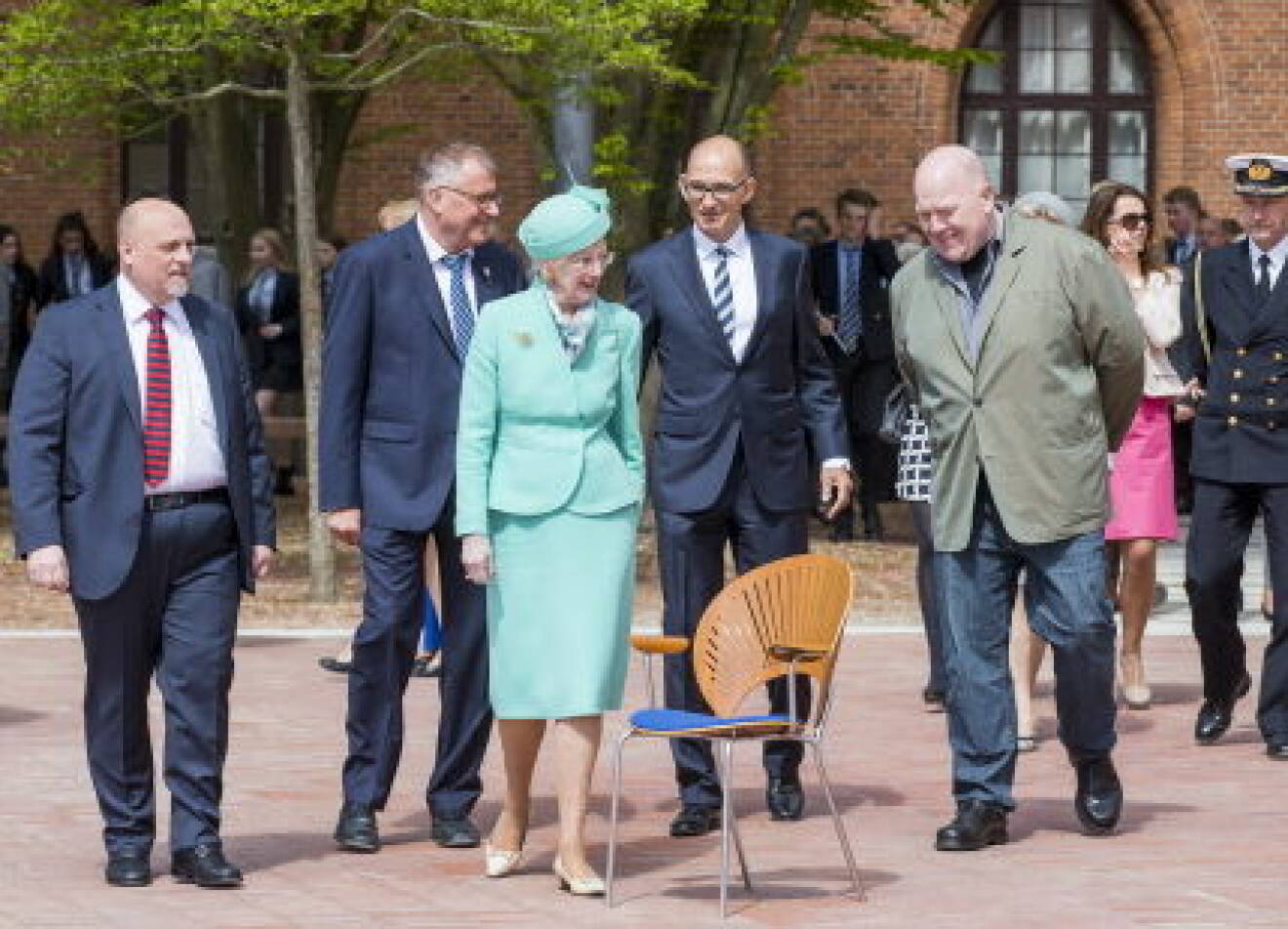 Queen Margrethe attending Herlufsholms 450-year anniversary