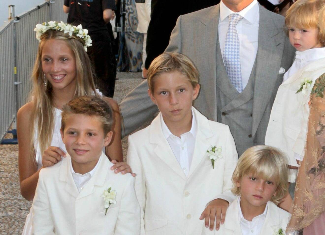 Prins Pavlos och Marie-Chantals barn Odysseas Kimon, Maria Olympia, Constantin Alexios och Achileas Andreas och Aristidis-Stavros 2010