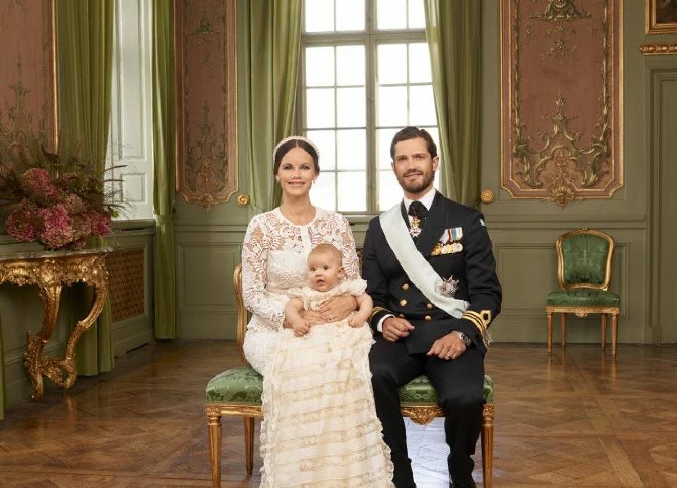 H.K.H. Prins Alexanders dop i Drottningholms Slottskyrka 9 september 2016.
