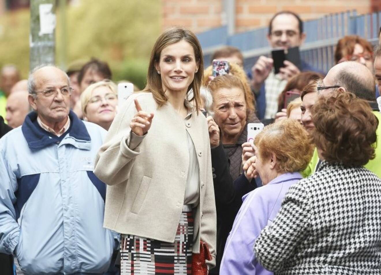 Queen Letizia attends a Meeting at the headquarters of the M.H.C.S. - Madrid