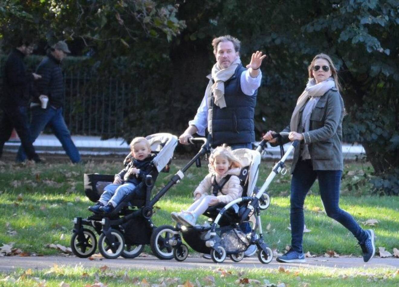 EXC - Princess Madeleine of Sweden and family spend day out at the park in London