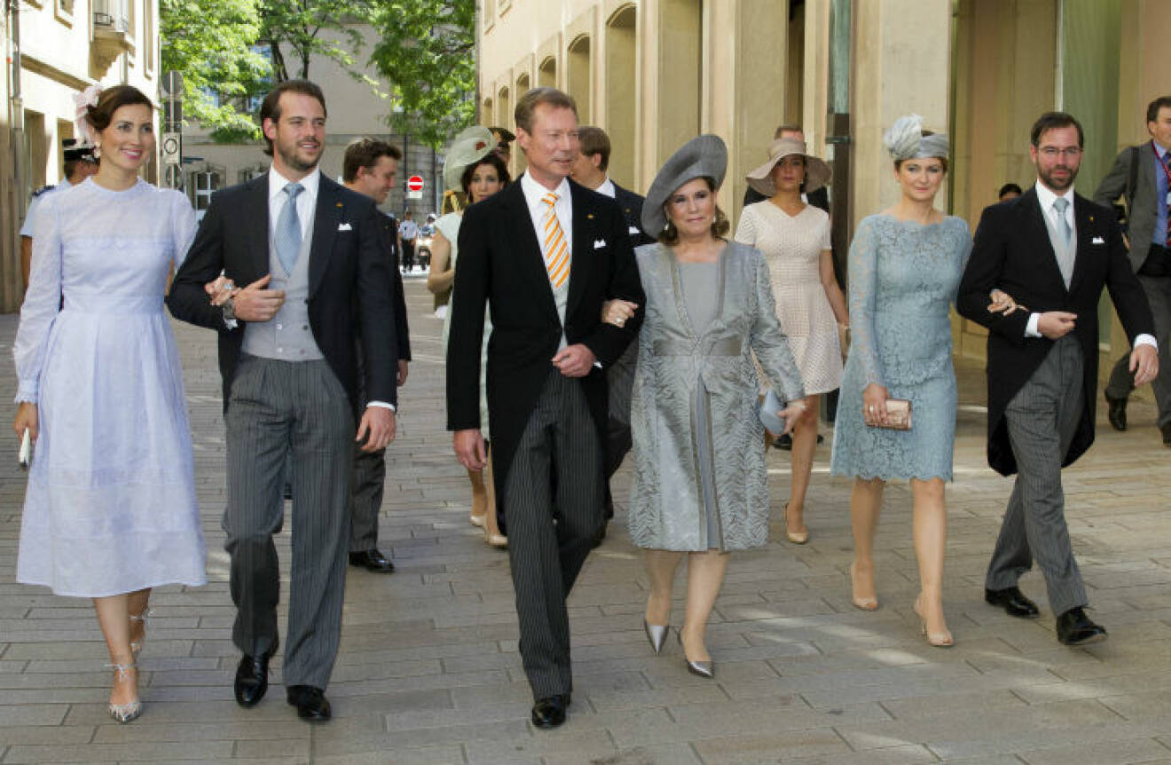 Luxemburgs storhertig Henri och storhertiginnan Maria Teresa