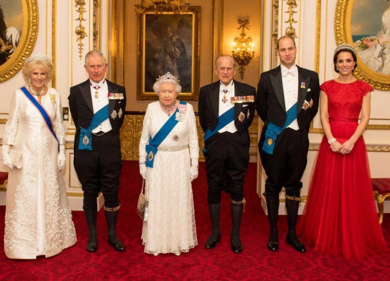 Brittiska kungafamiljen. 