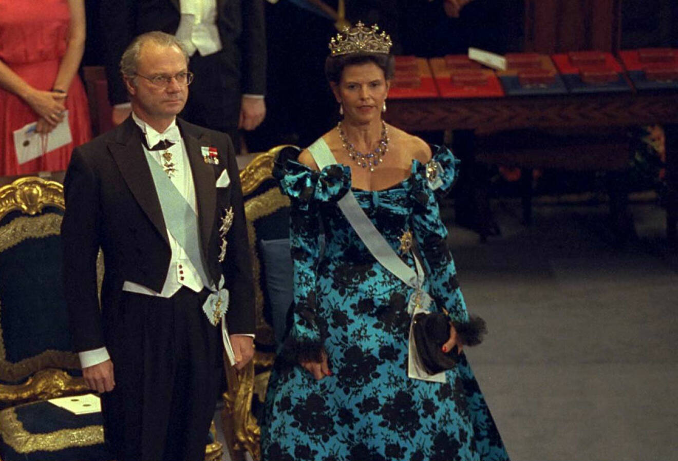 Kungen på Nobel år 1997.