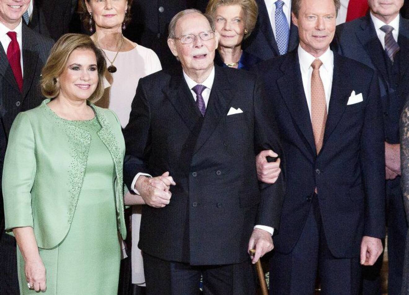 Luxembourgs Royal family during the celebrations of 125 year Dynasty in Luxembourg